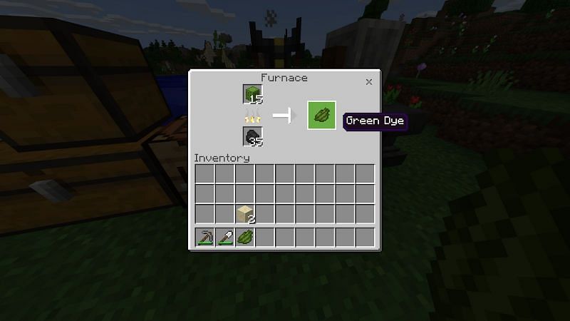 Как получить зеленый краситель в Minecraft5