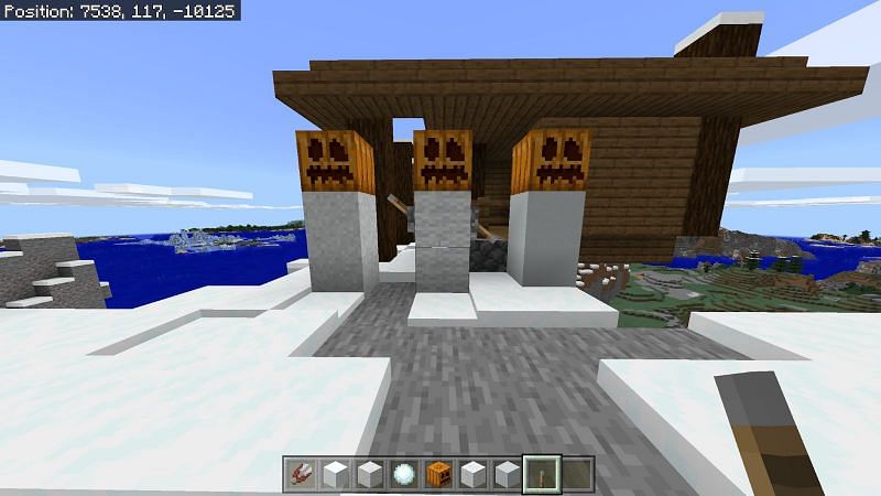 Как сделать снеговика в Minecraft6